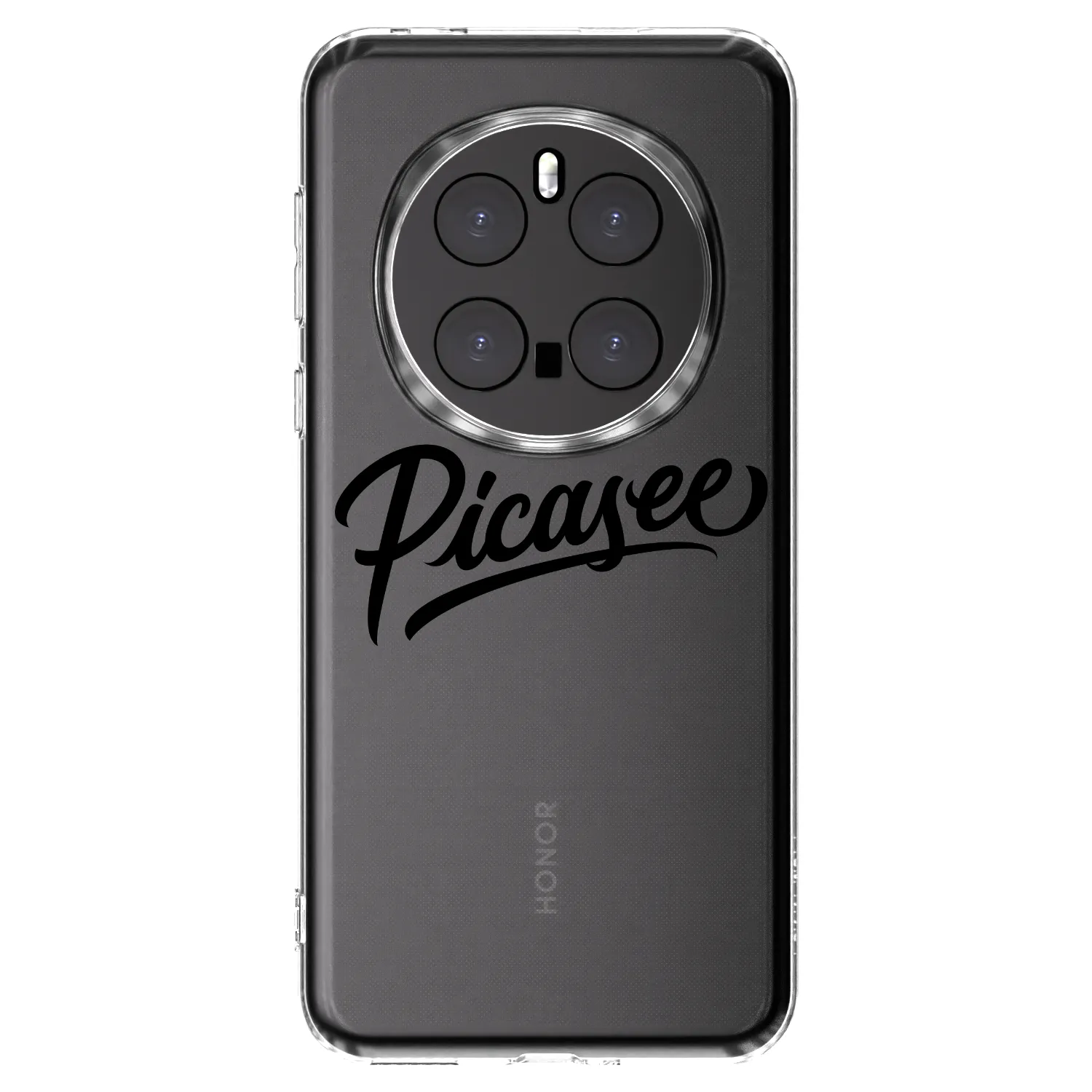 Picasee silikónový prehľadný obal pre Honor Magic7 Pro 5G - Picasee - old logo - black