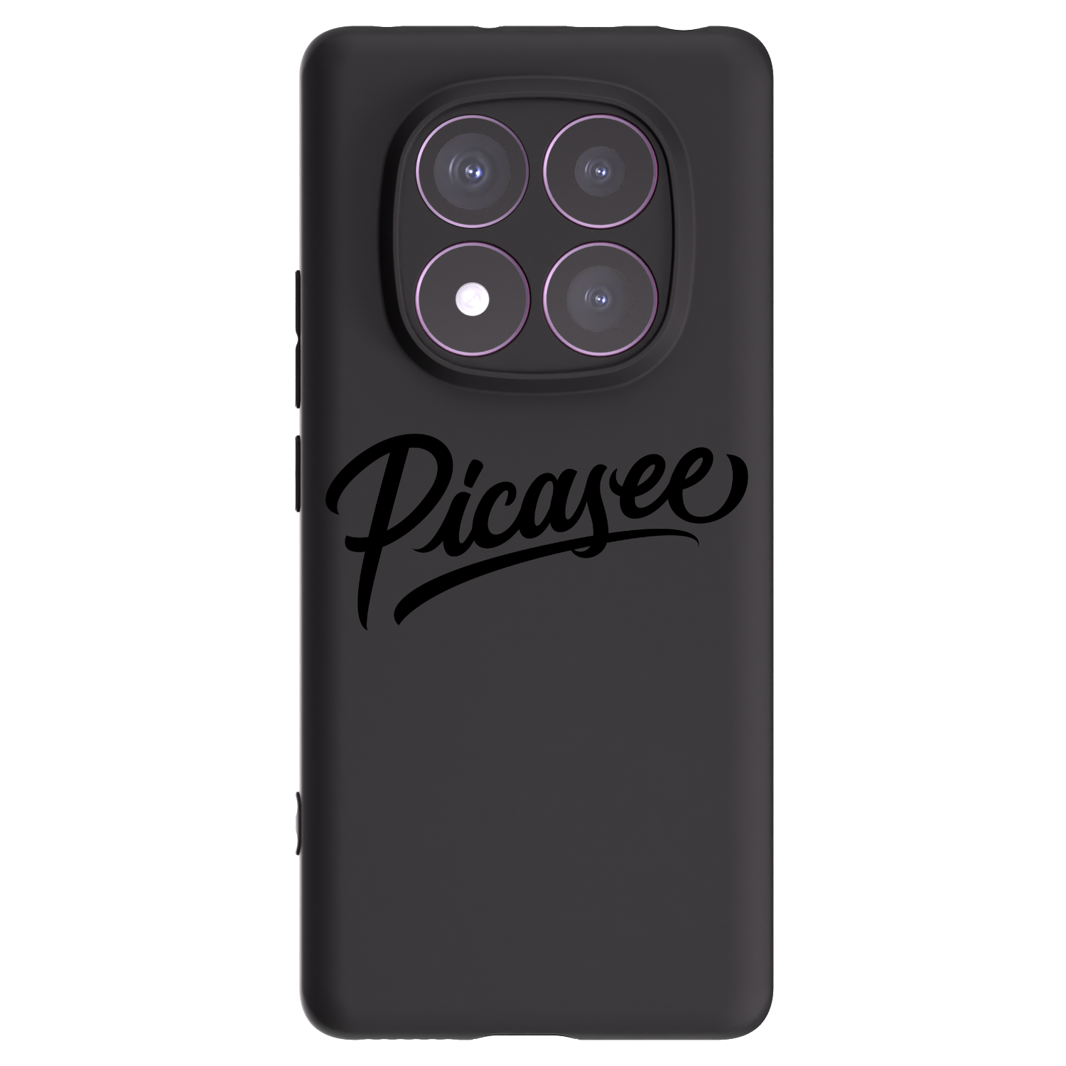 Silikónový čierny obal pre Xiaomi Redmi Note 14 Pro 4G - Picasee - old logo - black