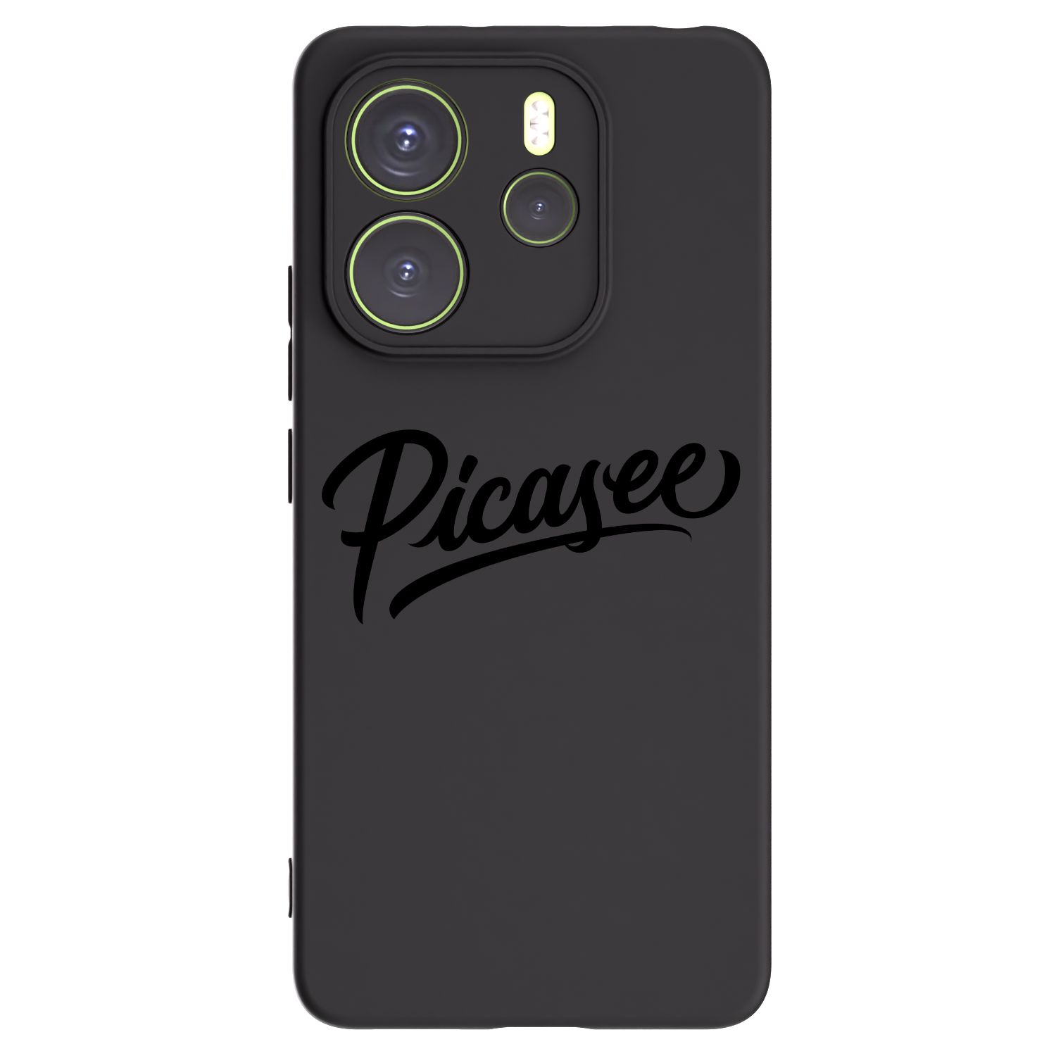Picasee silikónový čierny obal pre Xiaomi Redmi Note 14 4G - Picasee - old logo - black