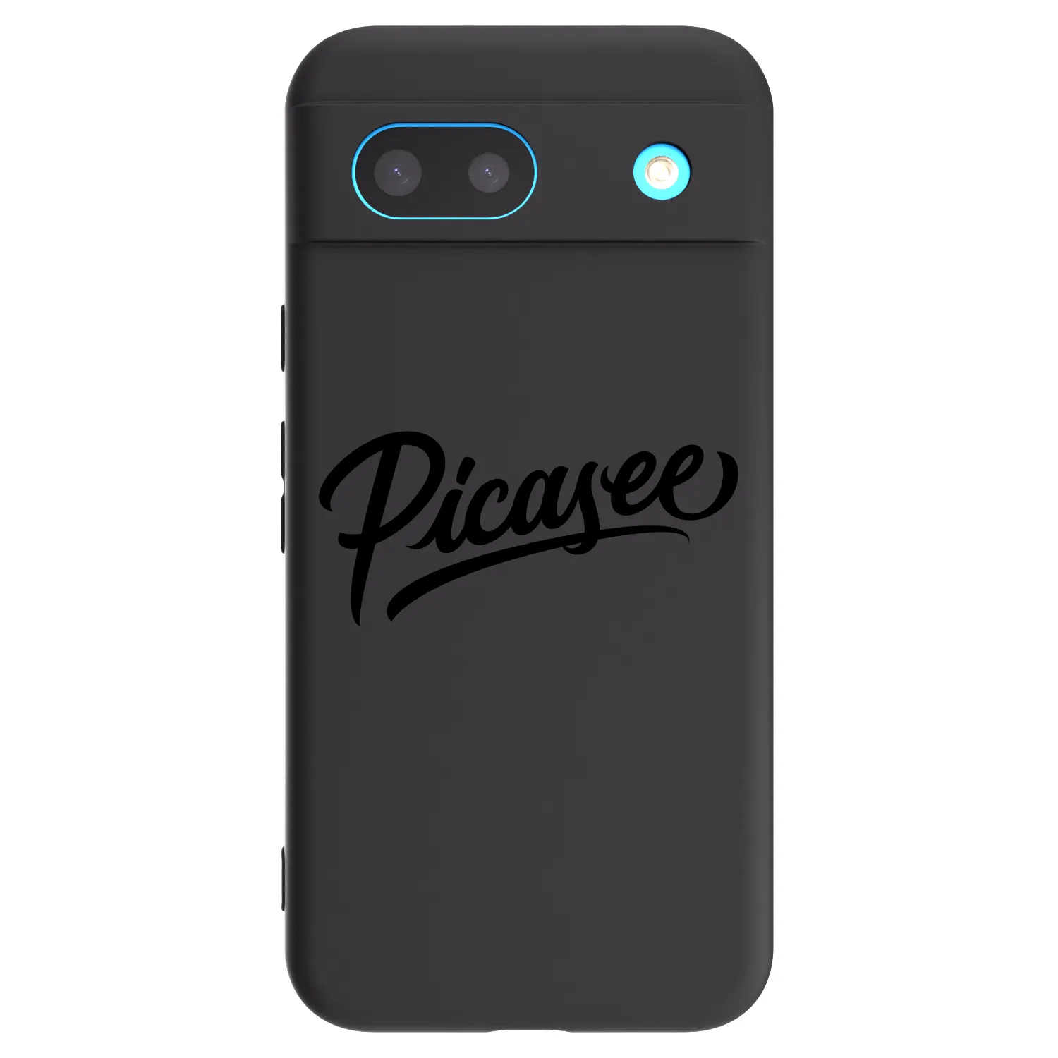 Silikónový čierny obal pre Google Pixel 8 - Picasee - old logo - black