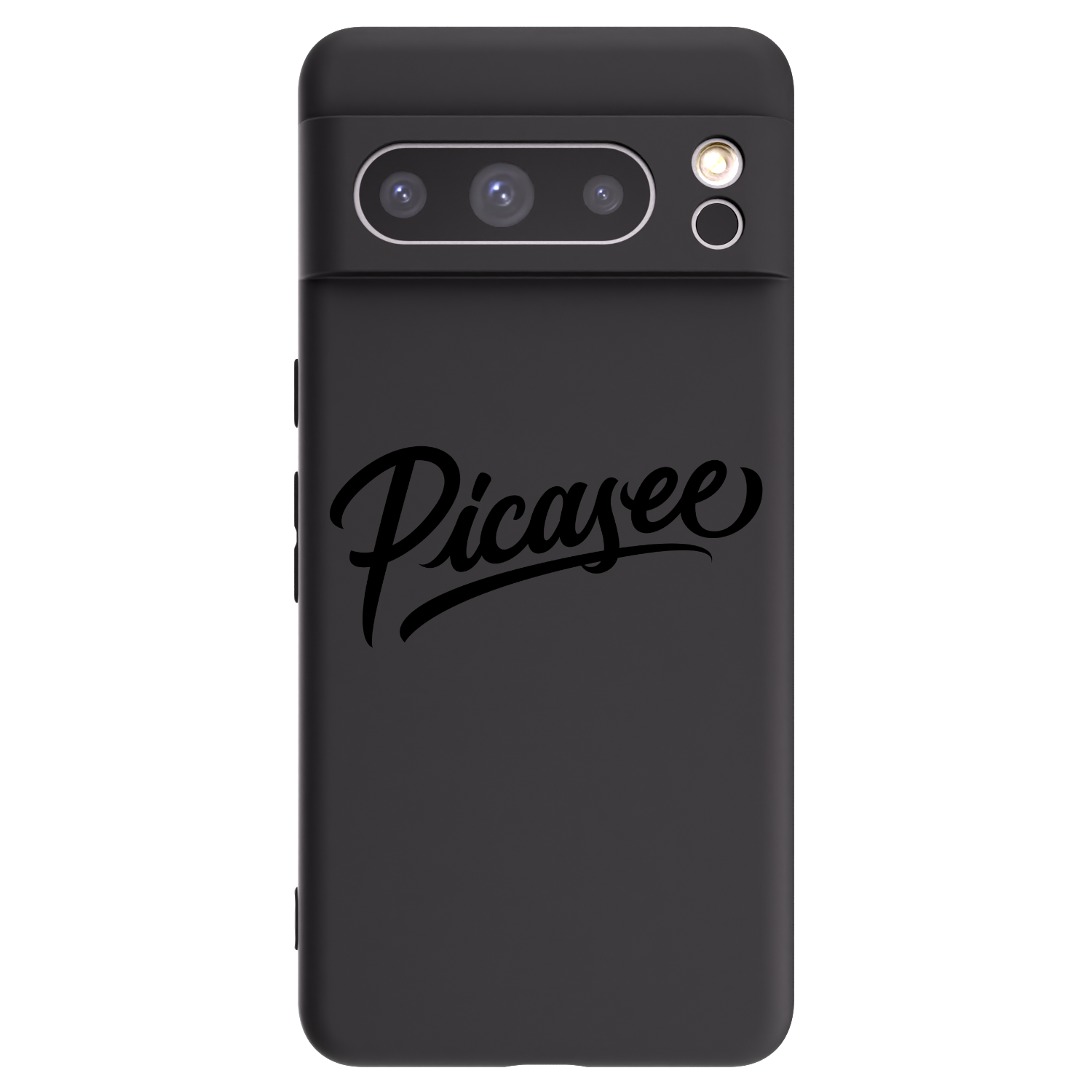 Picasee silikónový čierny obal pre Google Pixel 8 Pro - Picasee - old logo - black
