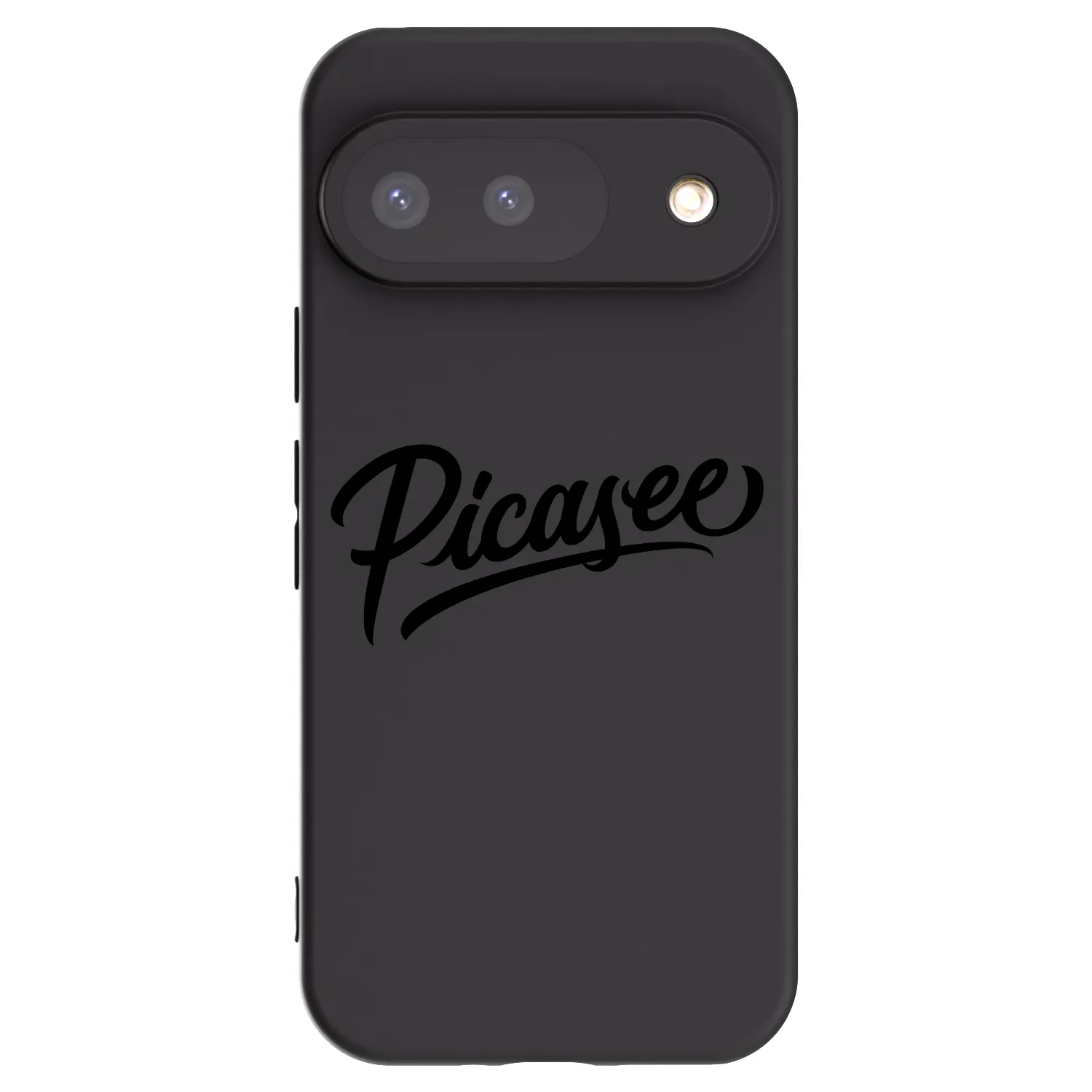 Picasee silikónový čierny obal pre Google Pixel 9 - Picasee - old logo - black
