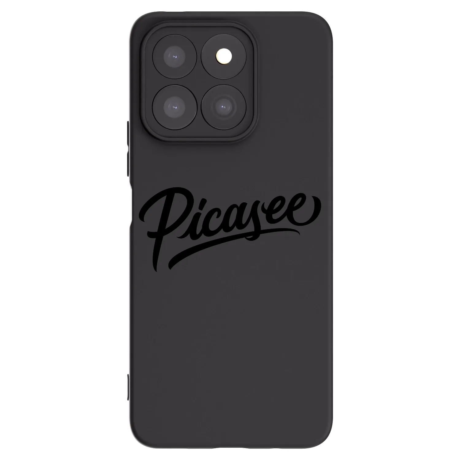 Picasee silikónový čierny obal pre Honor X8c - Picasee - old logo - black