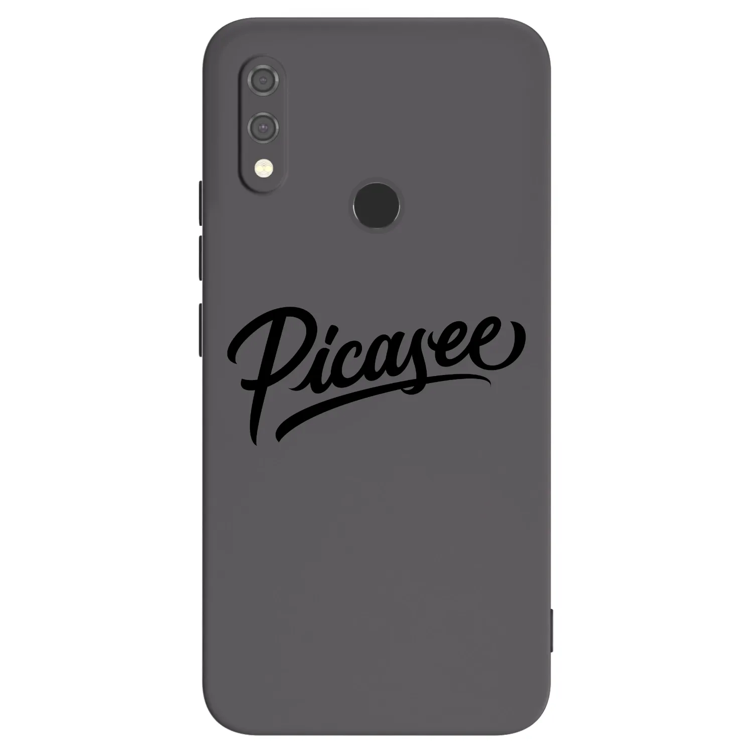 Picasee silikónový čierny obal pre Xiaomi Redmi Note 7 - Picasee - old logo - black