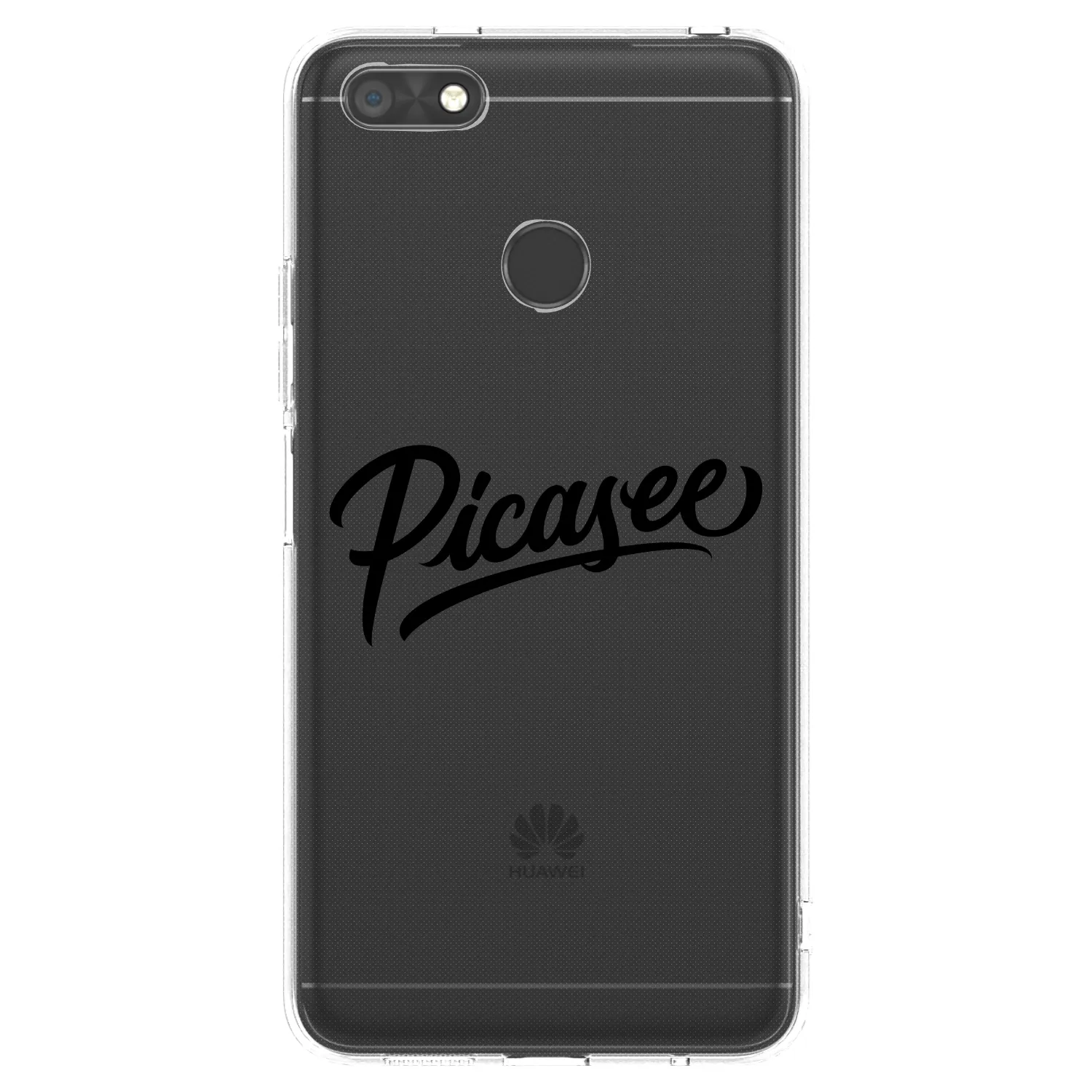 Picasee silikónový prehľadný obal pre Huawei P9 Lite Mini - Picasee - old logo - black