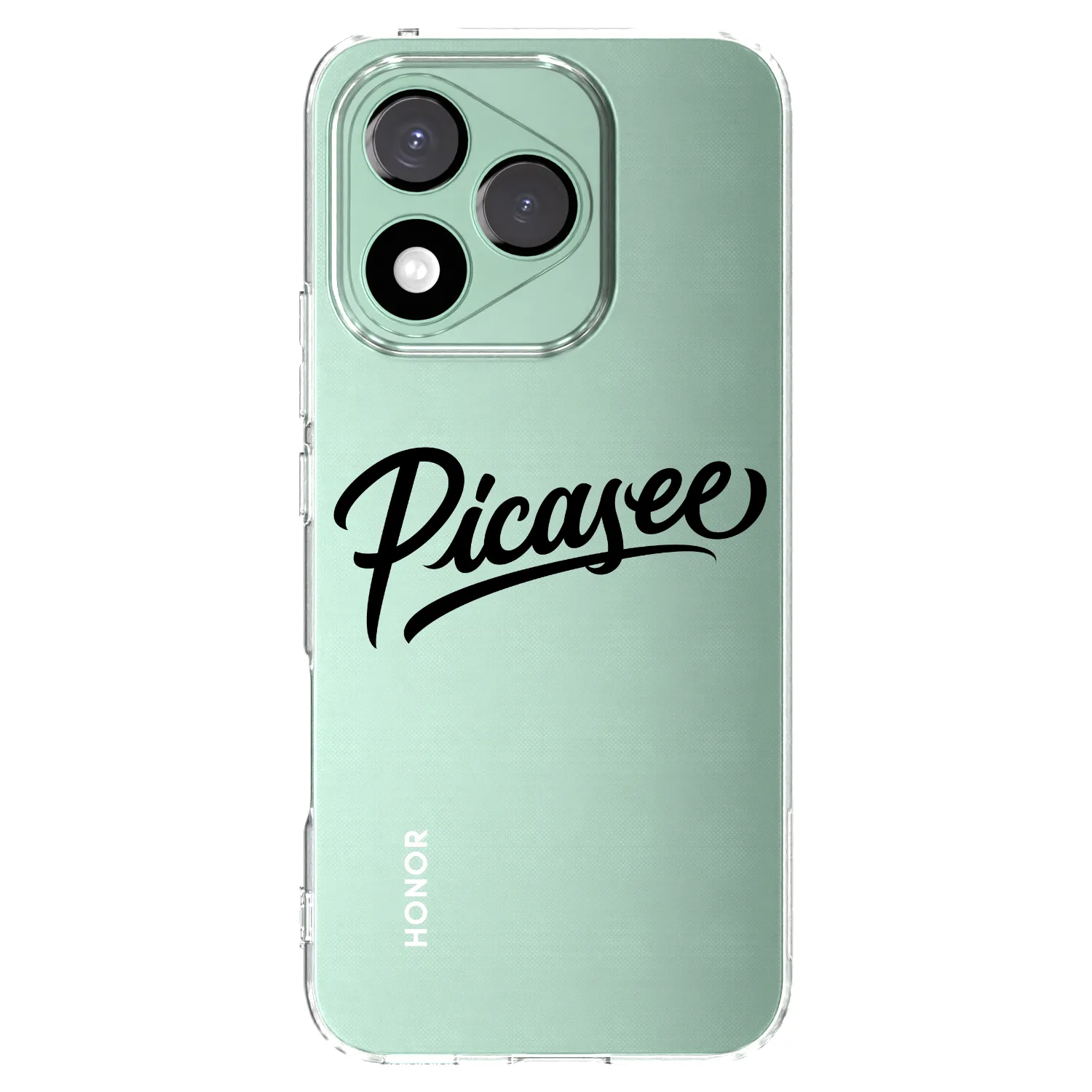 Picasee silikónový prehľadný obal pre Honor 400 Lite 5G - Picasee - old logo - black