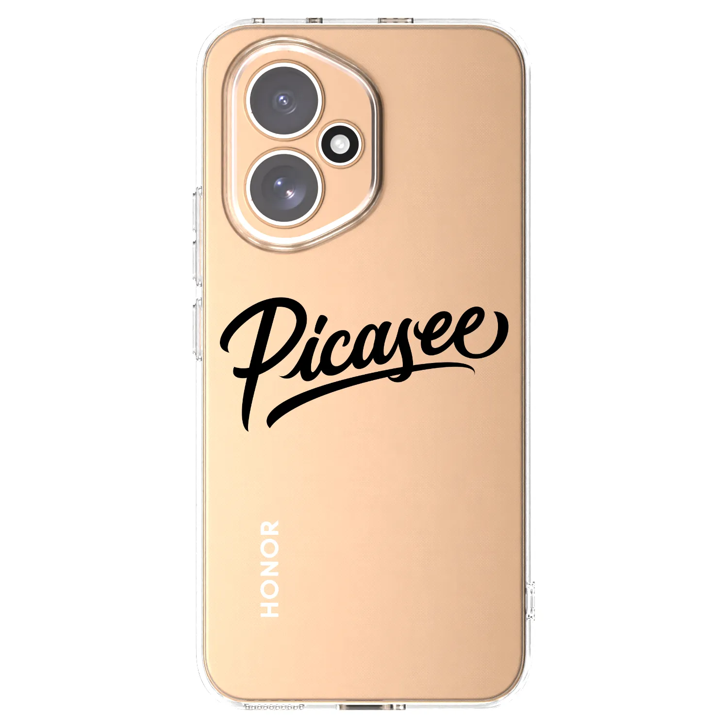 Picasee silikónový prehľadný obal pre Honor 400 5G - Picasee - old logo - black