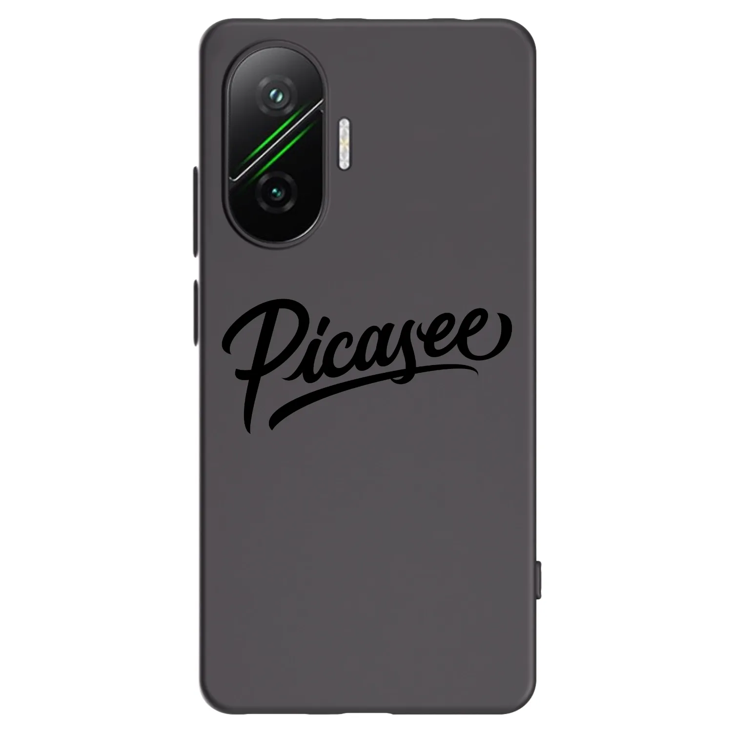 Silikónový čierny obal pre Xiaomi Poco F7 5G - Picasee - old logo - black