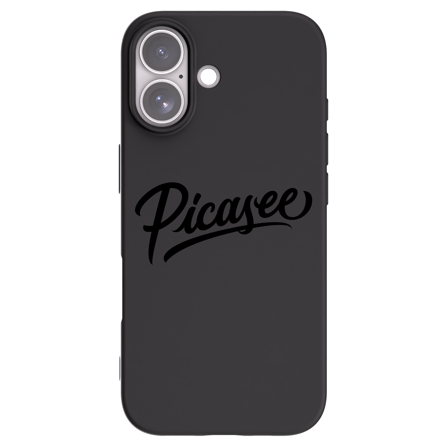 Picasee silikónový čierny obal pre Apple iPhone 17 - Picasee - old logo - black