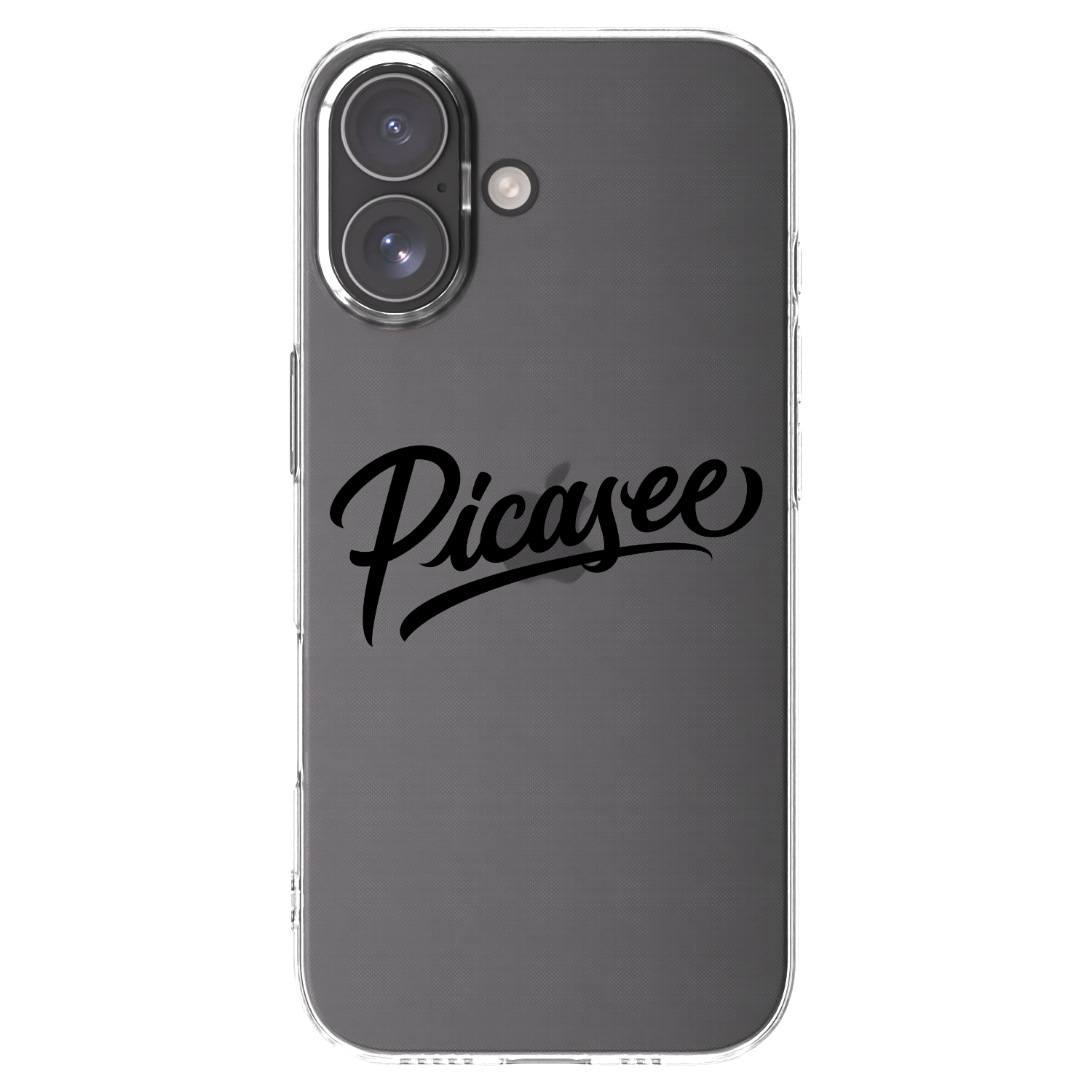 Picasee silikónový prehľadný obal pre Apple iPhone 17 - Picasee - old logo - black
