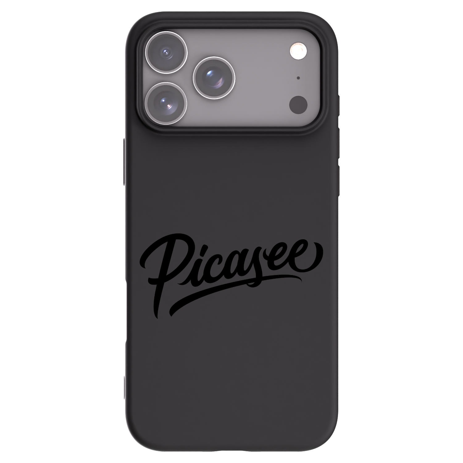 Picasee silikónový čierny obal pre Apple iPhone 17 Pro Max - Picasee - old logo - black