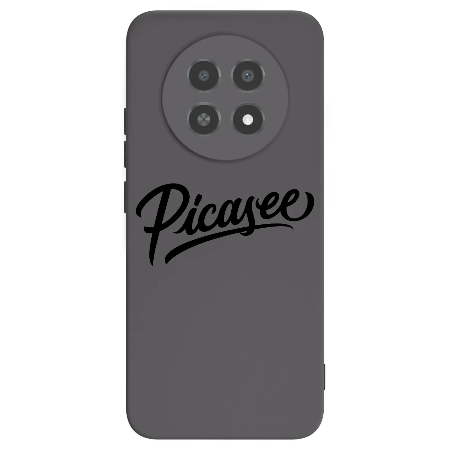 Picasee silikónový čierny obal pre Realme 12X - Picasee - old logo - black