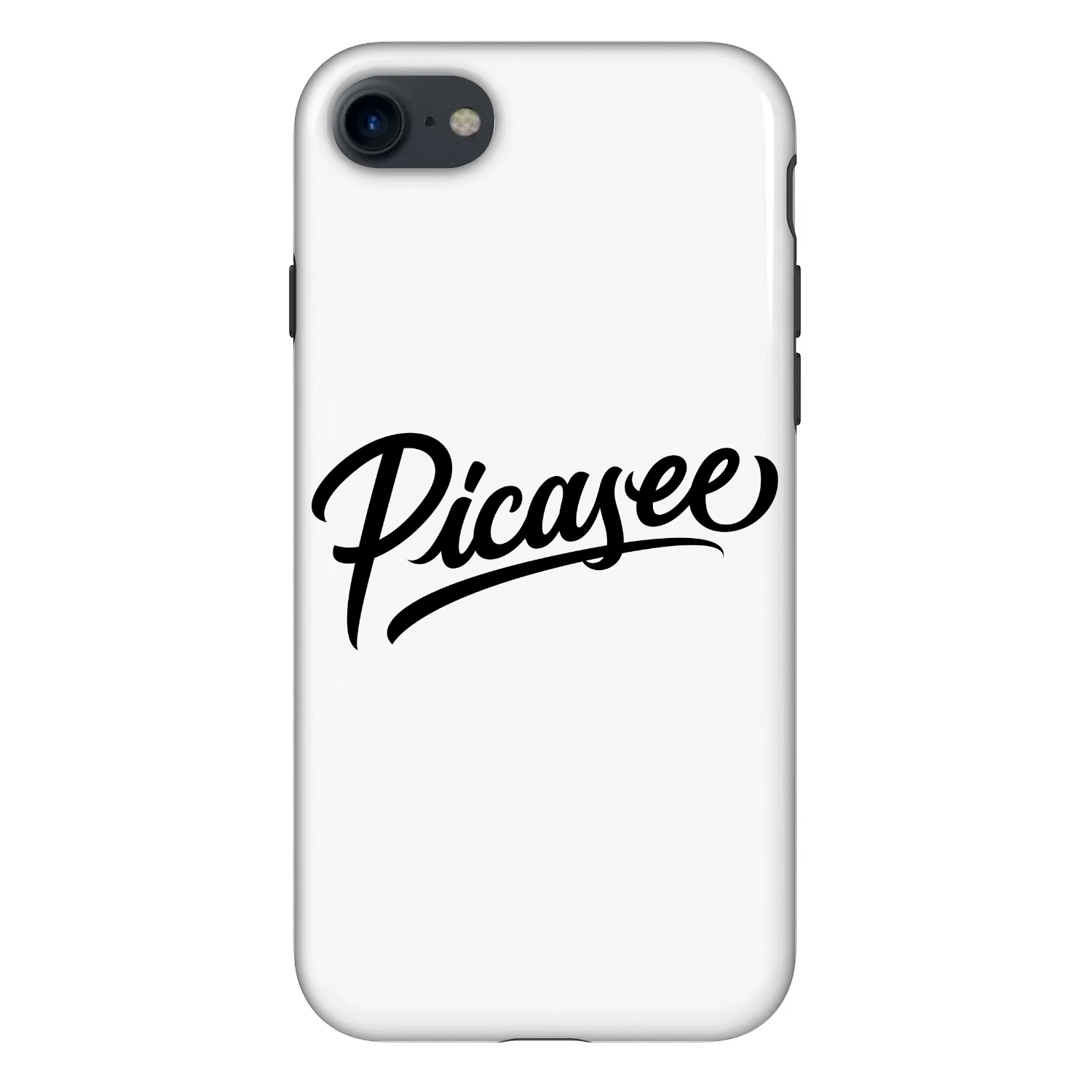 Picasee Fashion Case pre Apple iPhone SE 2020 - Picasee - old logo - black