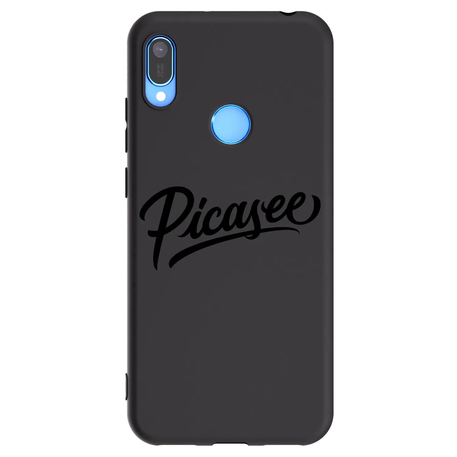 Picasee silikónový čierny obal pre Huawei Y6 2019 - Picasee - old logo - black