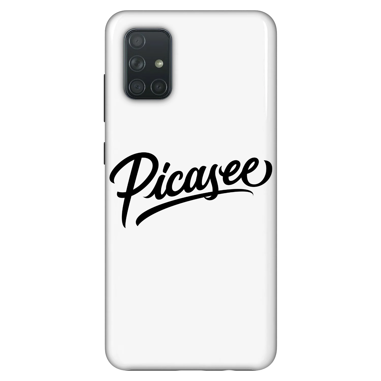 Picasee Fashion Case pre Samsung Galaxy A71 A715F - Picasee - old logo - black