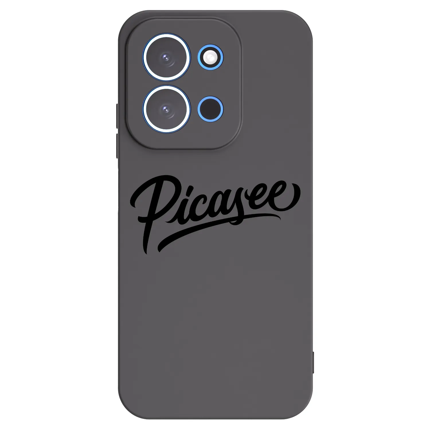 Silikónový čierny obal pre Xiaomi Redmi 15C 4G - Picasee - old logo - black