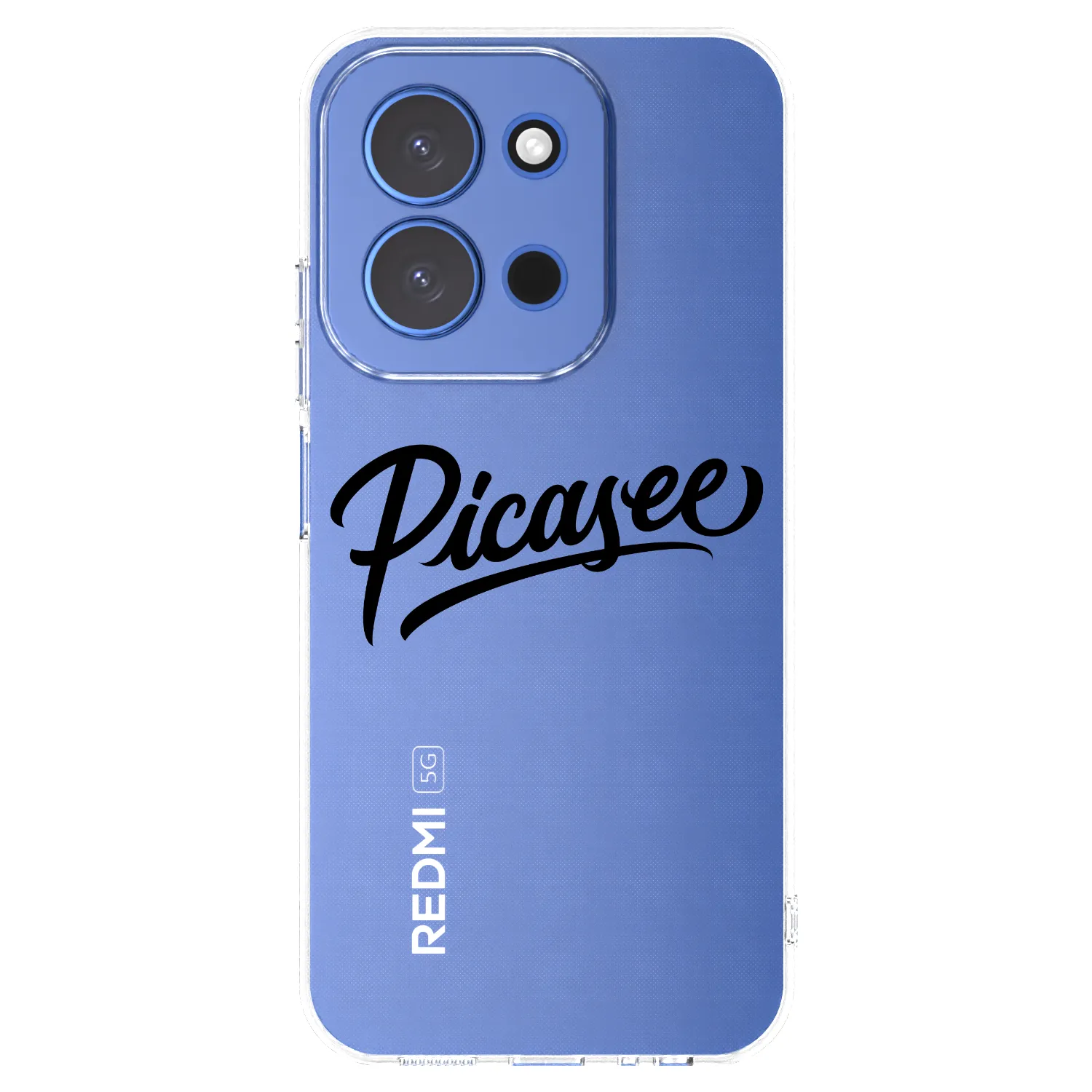 Silikónový prehľadný obal pre Xiaomi Redmi 15C 4G - Picasee - old logo - black