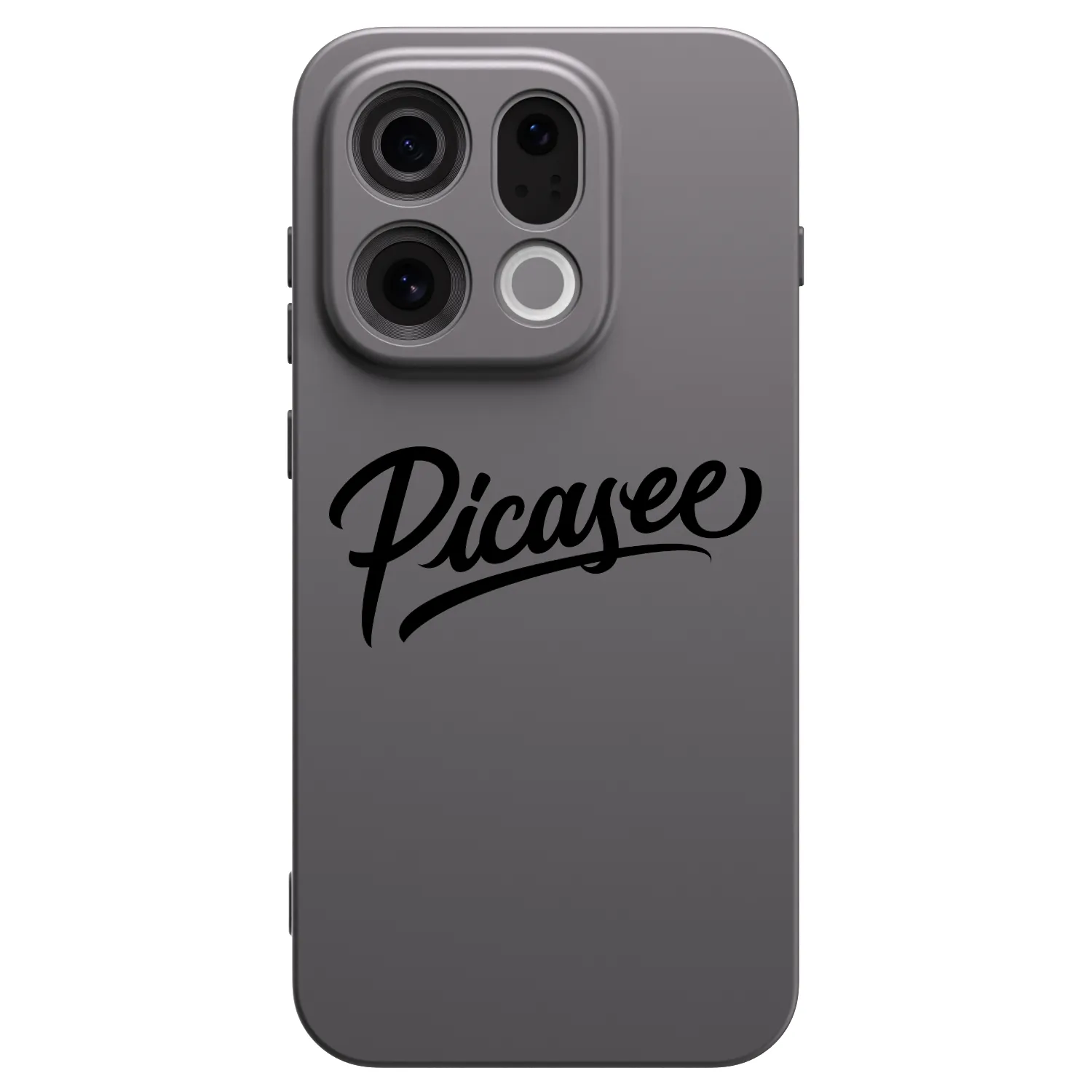 Picasee silikónový čierny obal pre OPPO Find X9 - Picasee - old logo - black