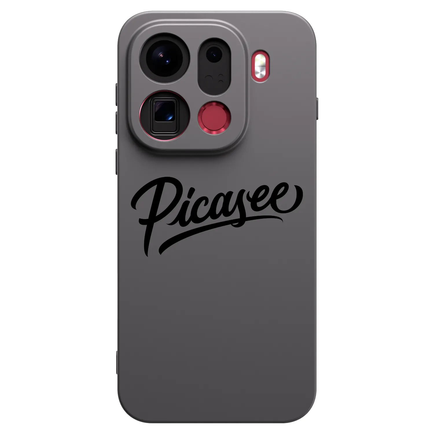 Picasee silikónový čierny obal pre OPPO Find X9 Pro - Picasee - old logo - black