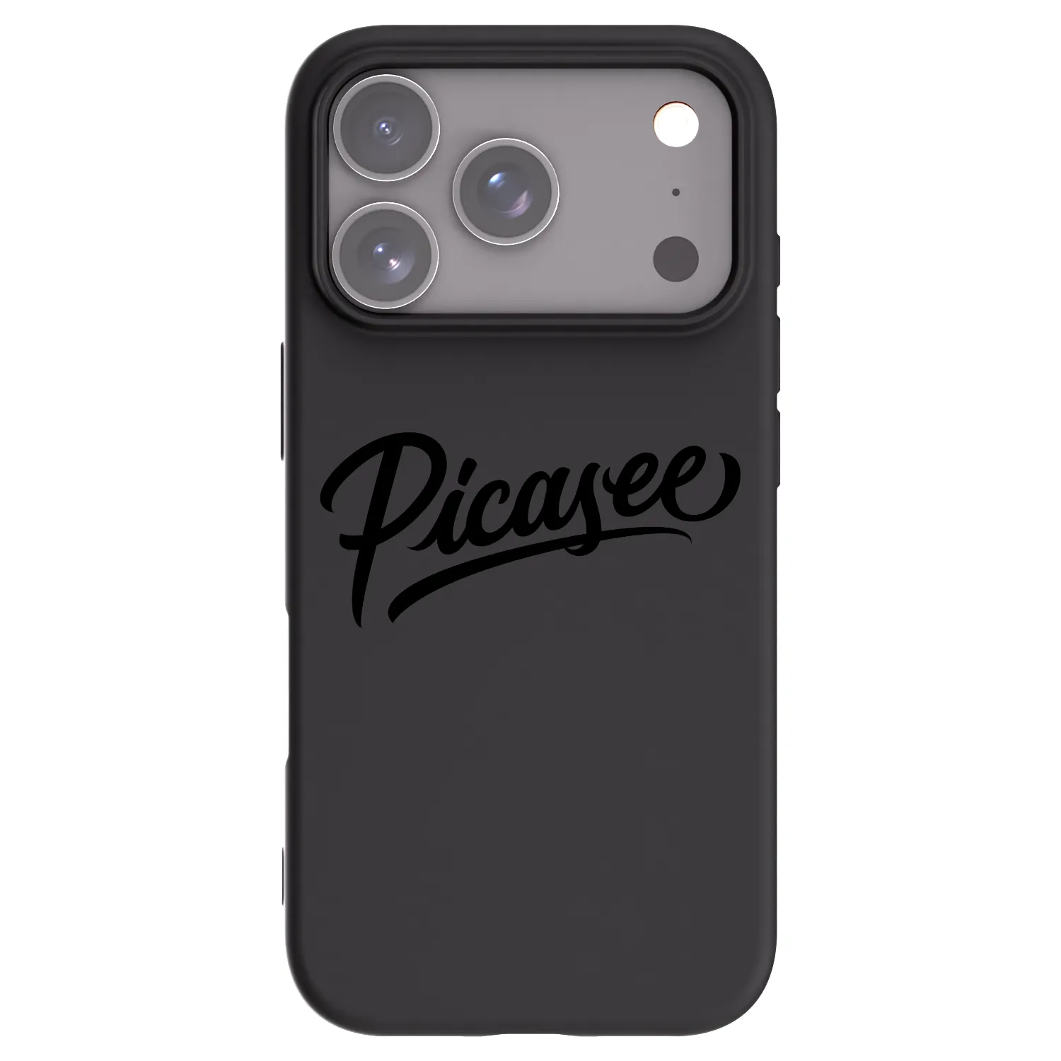 Picasee silikónový čierny obal pre Apple iPhone 18 Pro - Picasee - old logo - black