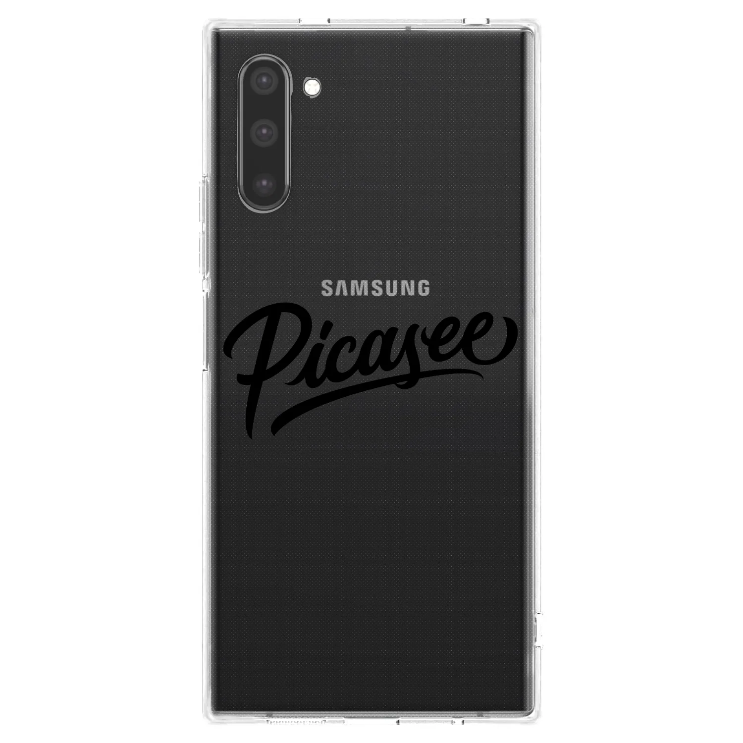 Picasee silikónový prehľadný obal pre Samsung Galaxy Note 10 N970F - Picasee - old logo - black