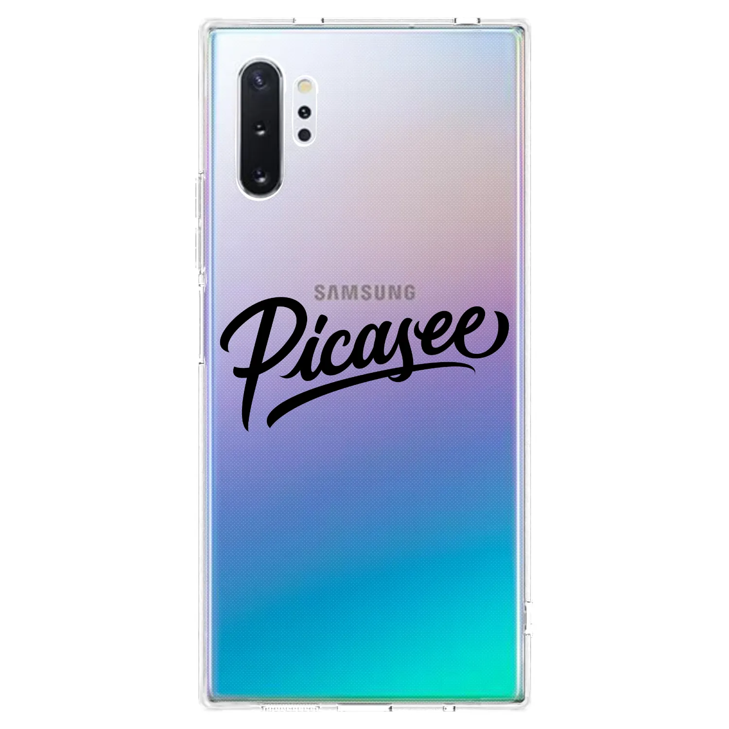 Picasee silikónový prehľadný obal pre Samsung Galaxy Note 10+ N975F - Picasee - old logo - black