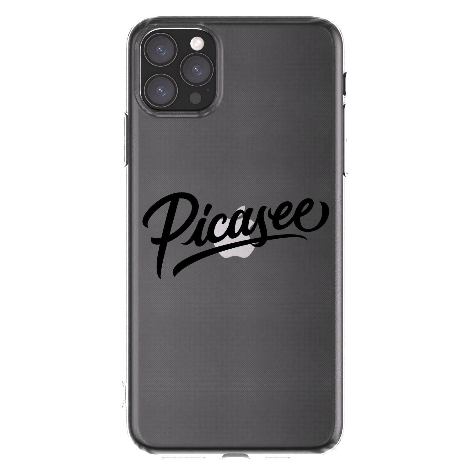 Picasee silikónový prehľadný obal pre Apple iPhone 11 Pro Max - Picasee - old logo - black