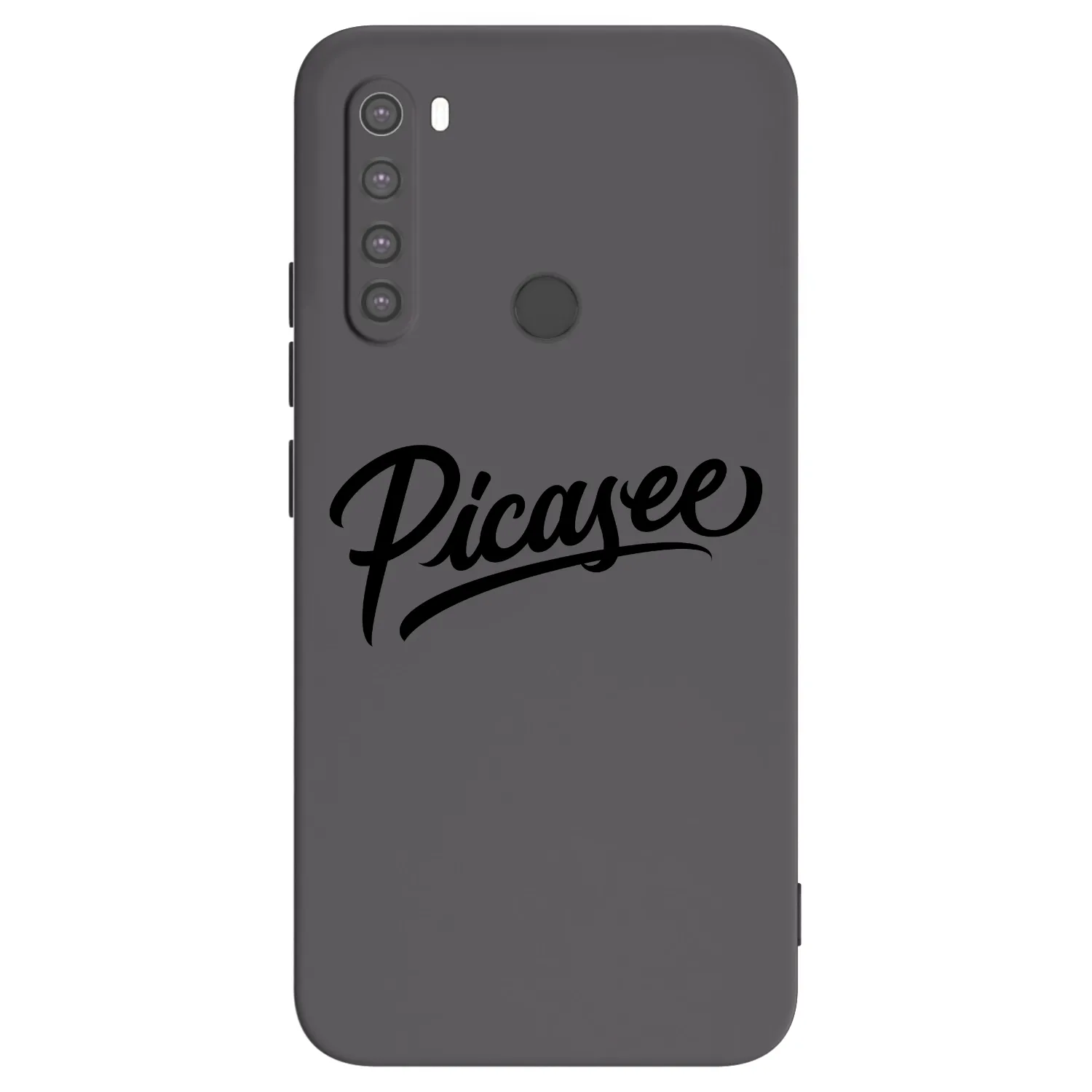 Picasee silikónový čierny obal pre Xiaomi Redmi Note 8 - Picasee - old logo - black