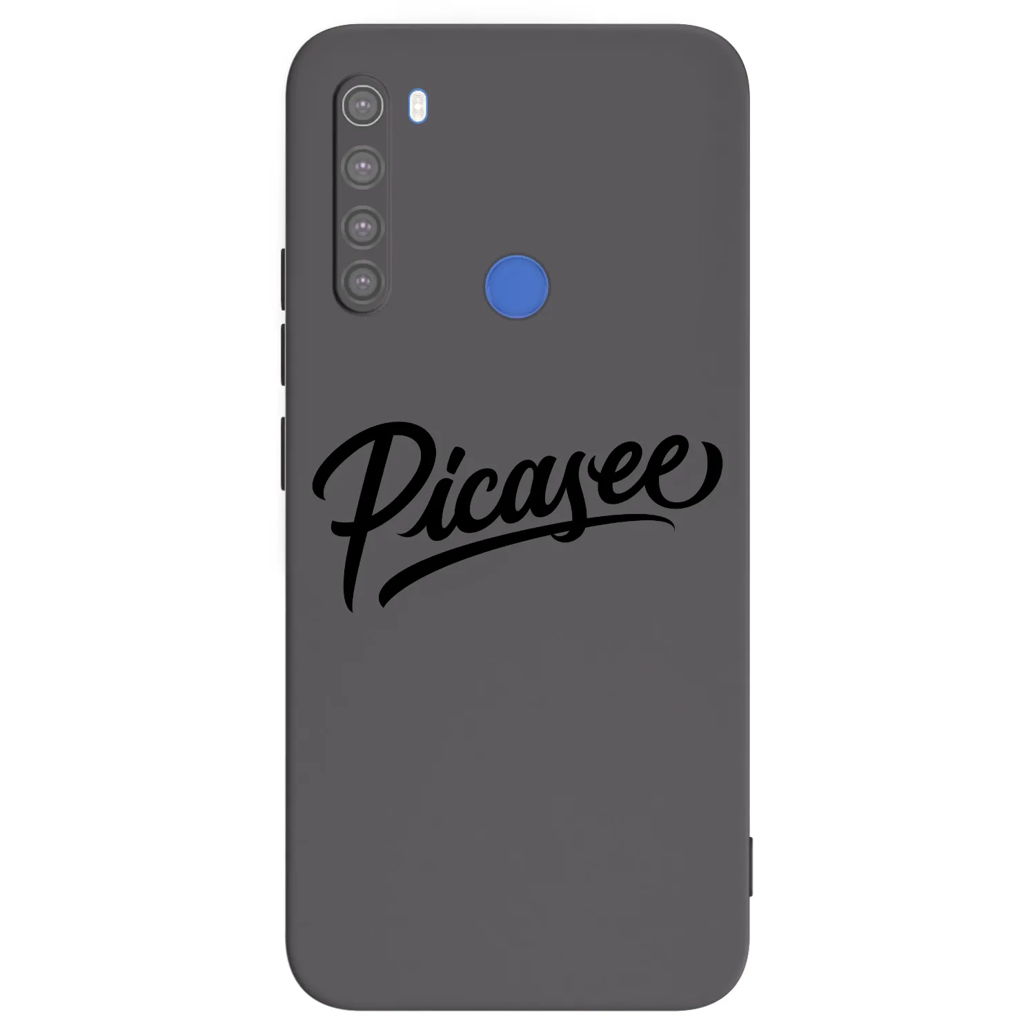 Picasee silikónový čierny obal pre Xiaomi Redmi Note 8T - Picasee - old logo - black