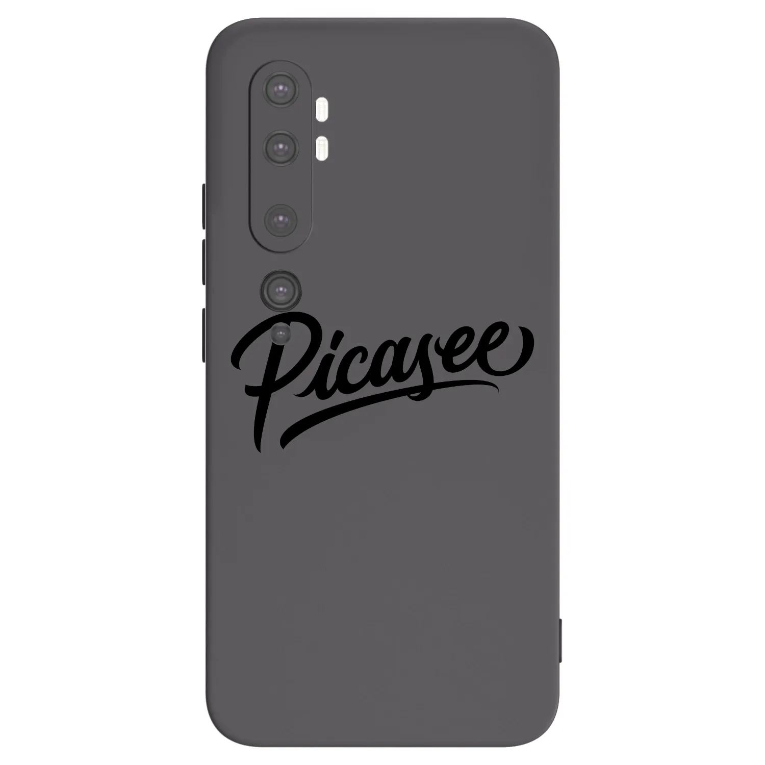 Picasee silikónový čierny obal pre Xiaomi Mi Note 10 (Pro) - Picasee - old logo - black