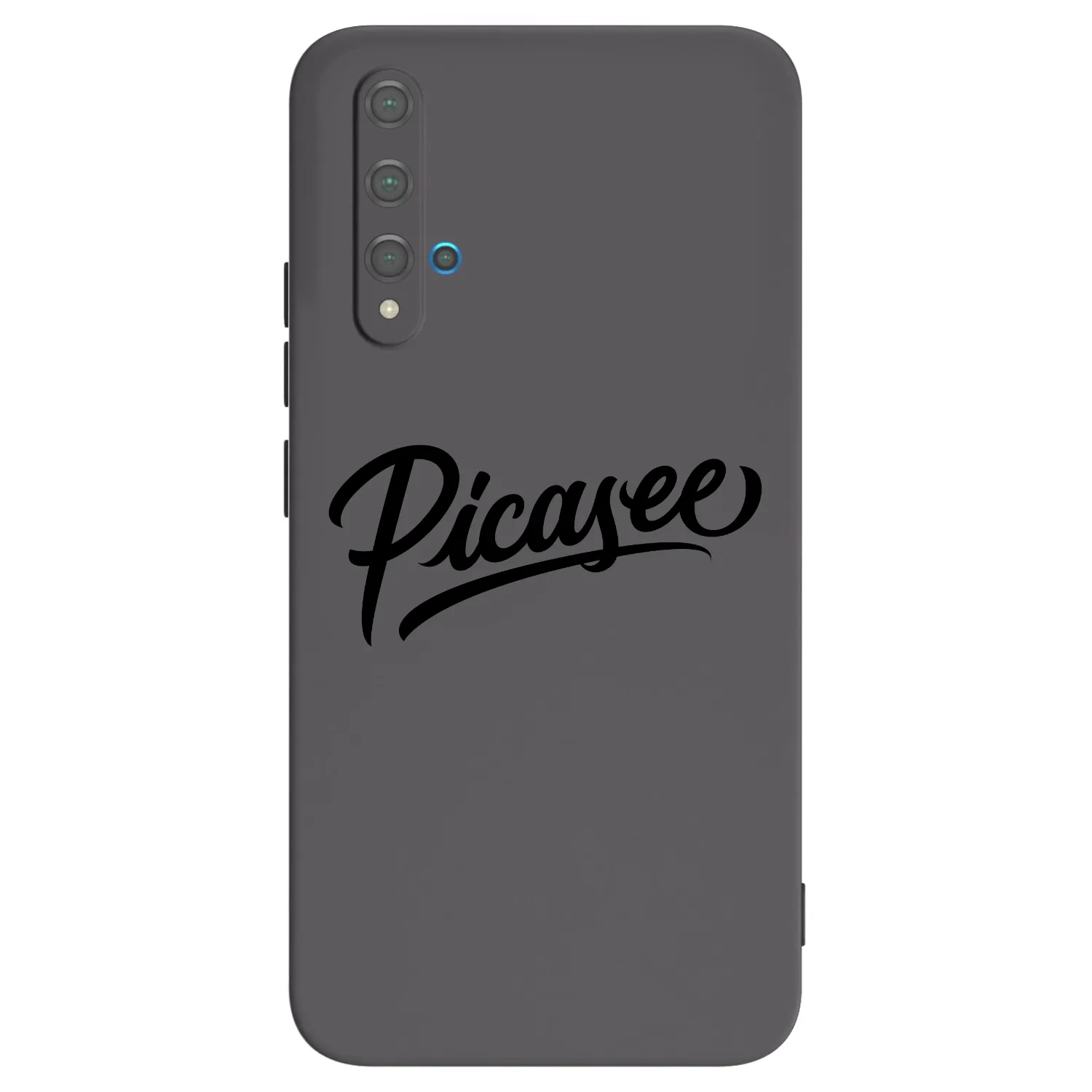 Picasee silikónový čierny obal pre Huawei Nova 5T - Picasee - old logo - black