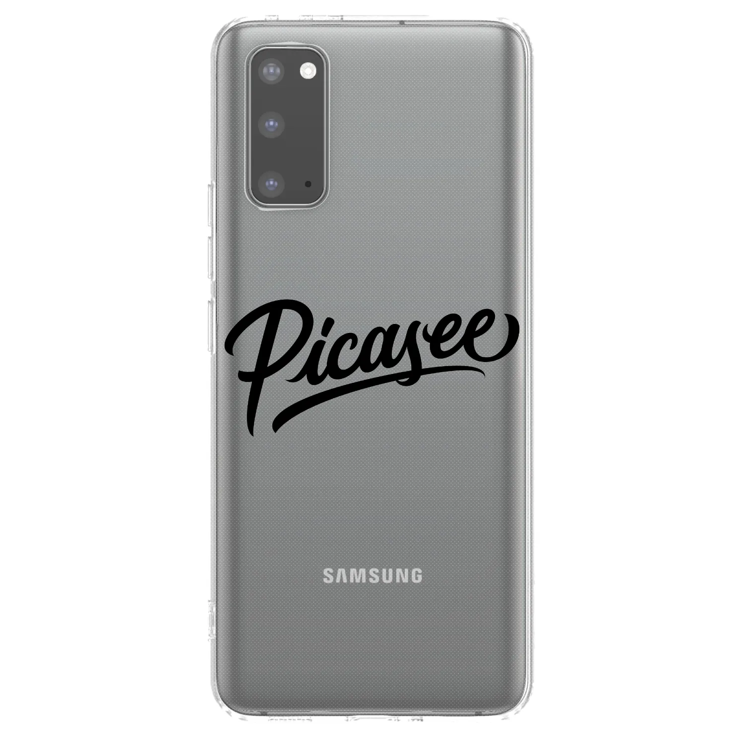 Picasee silikónový prehľadný obal pre Samsung Galaxy S20 G980F - Picasee - old logo - black