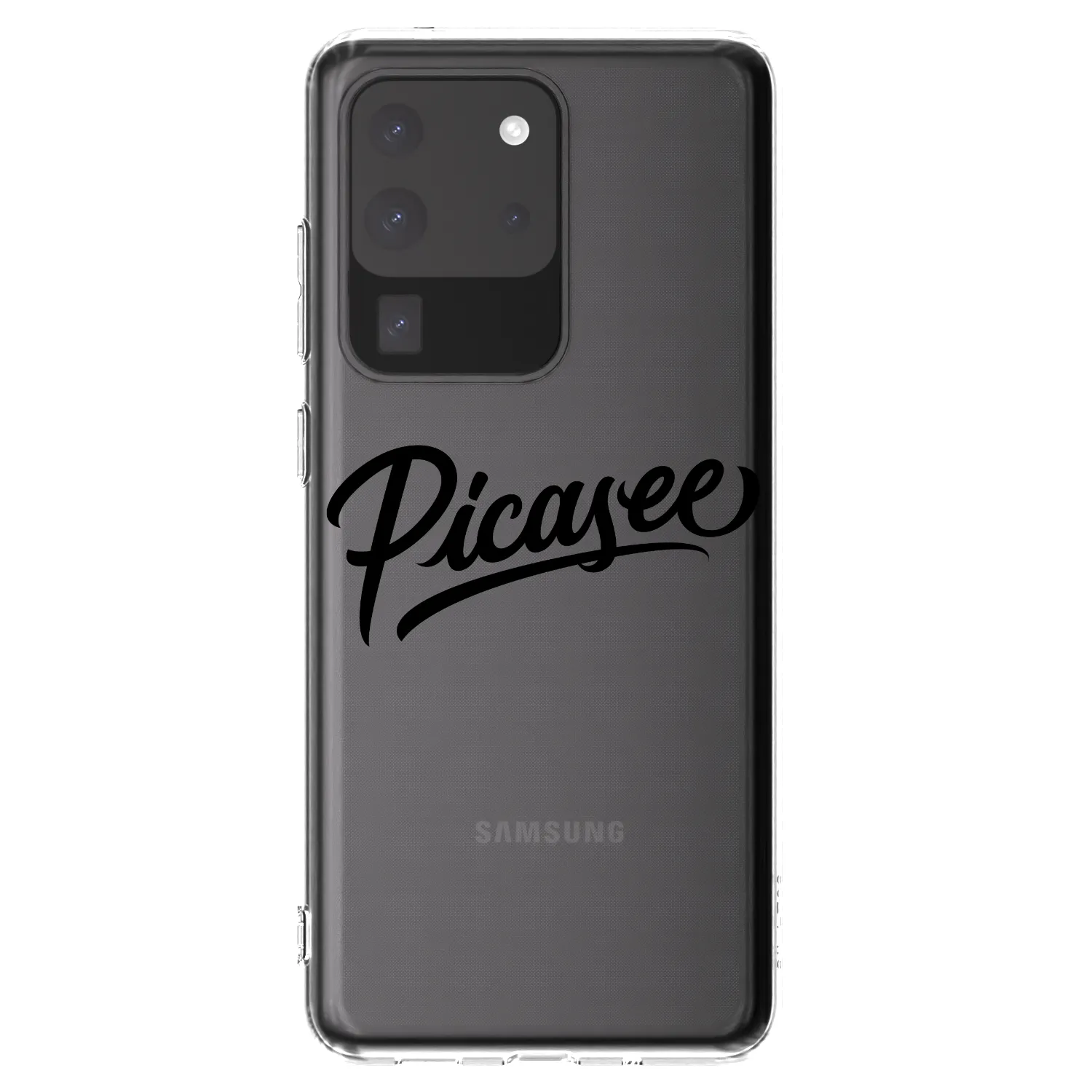 Picasee silikónový prehľadný obal pre Samsung Galaxy S20 Ultra 5G G988F - Picasee - old logo - black