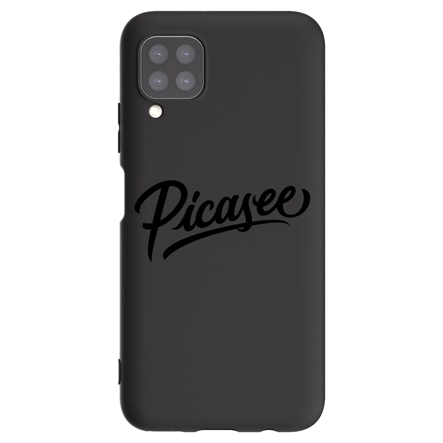 Picasee silikónový čierny obal pre Huawei P40 Lite - Picasee - old logo - black