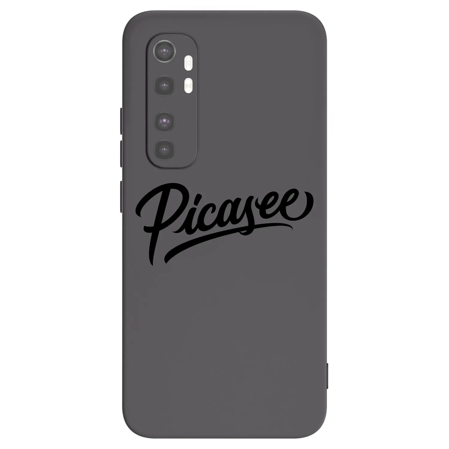 Picasee silikónový čierny obal pre Xiaomi Mi Note 10 Lite - Picasee - old logo - black