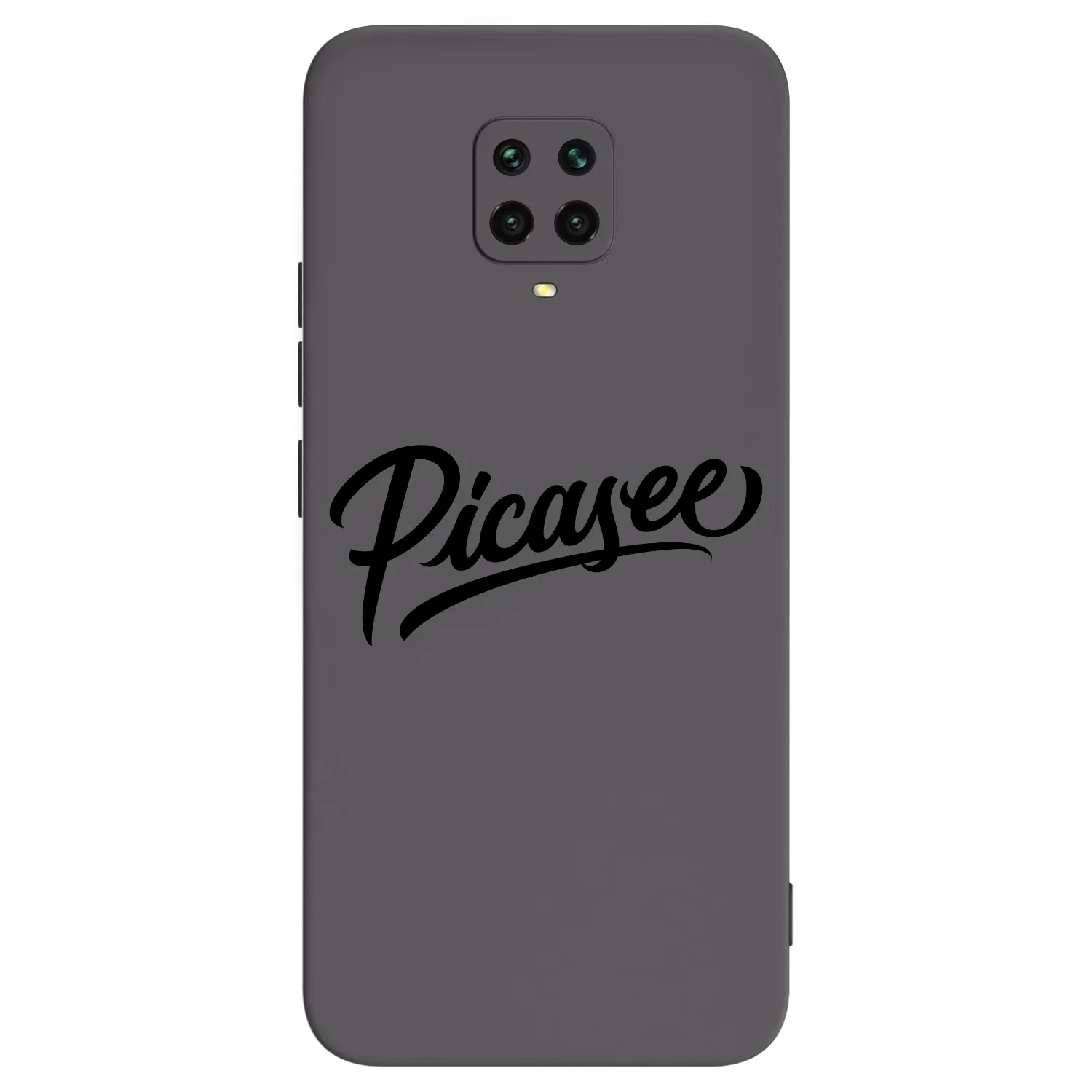 Picasee silikónový čierny obal pre Xiaomi Redmi Note 9S - Picasee - old logo - black