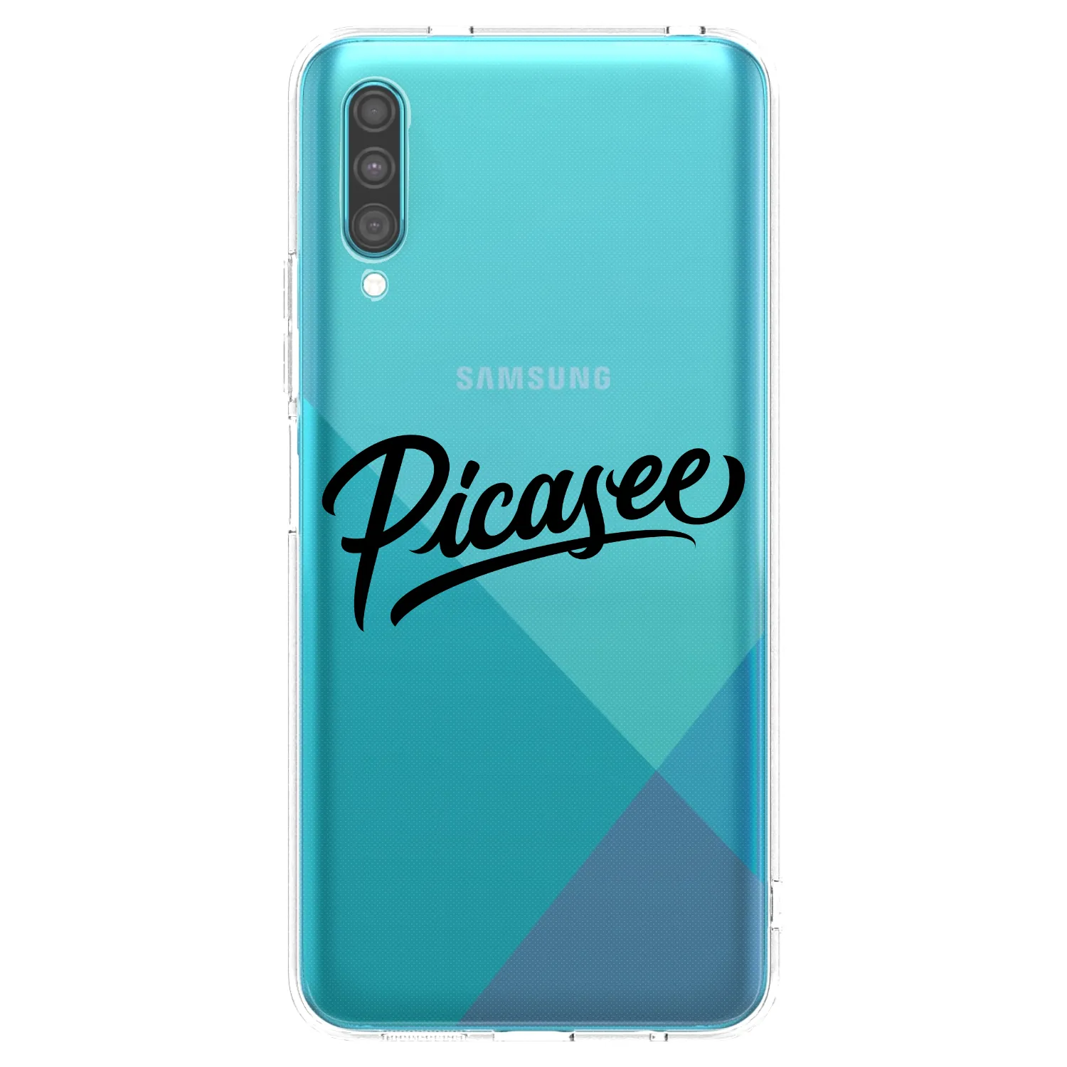 Picasee silikónový prehľadný obal pre Samsung Galaxy A30s A307F - Picasee - old logo - black