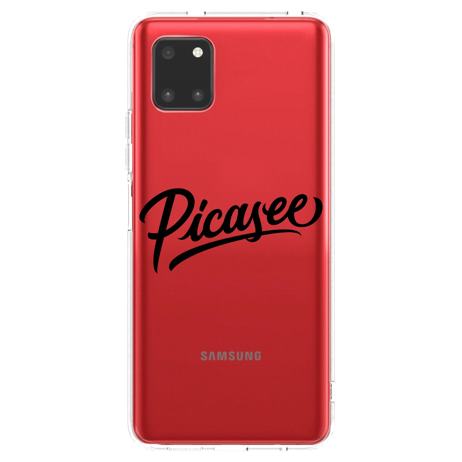 Picasee silikónový prehľadný obal pre Samsung Galaxy Note 10 Lite N770F - Picasee - old logo - black