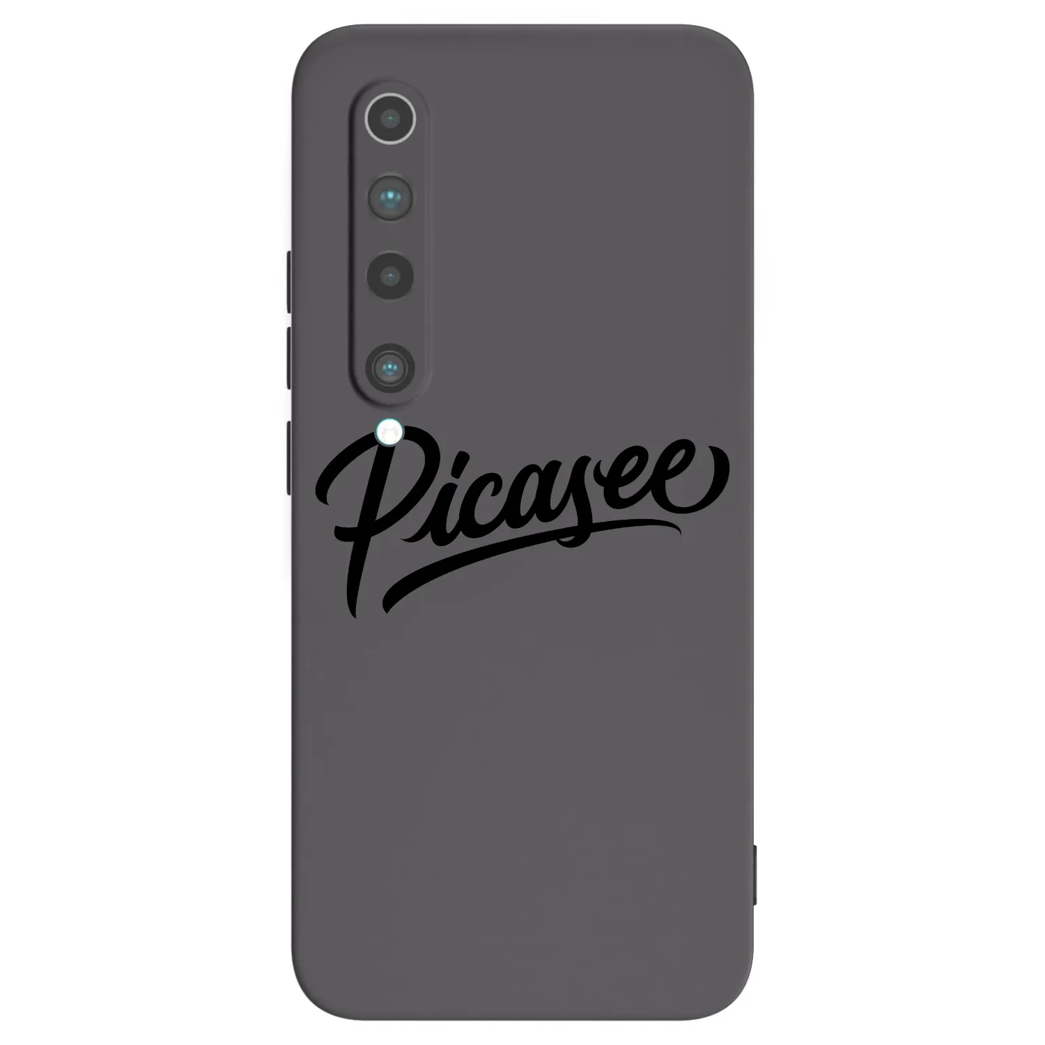 Picasee silikónový čierny obal pre Xiaomi Mi 10 - Picasee - old logo - black