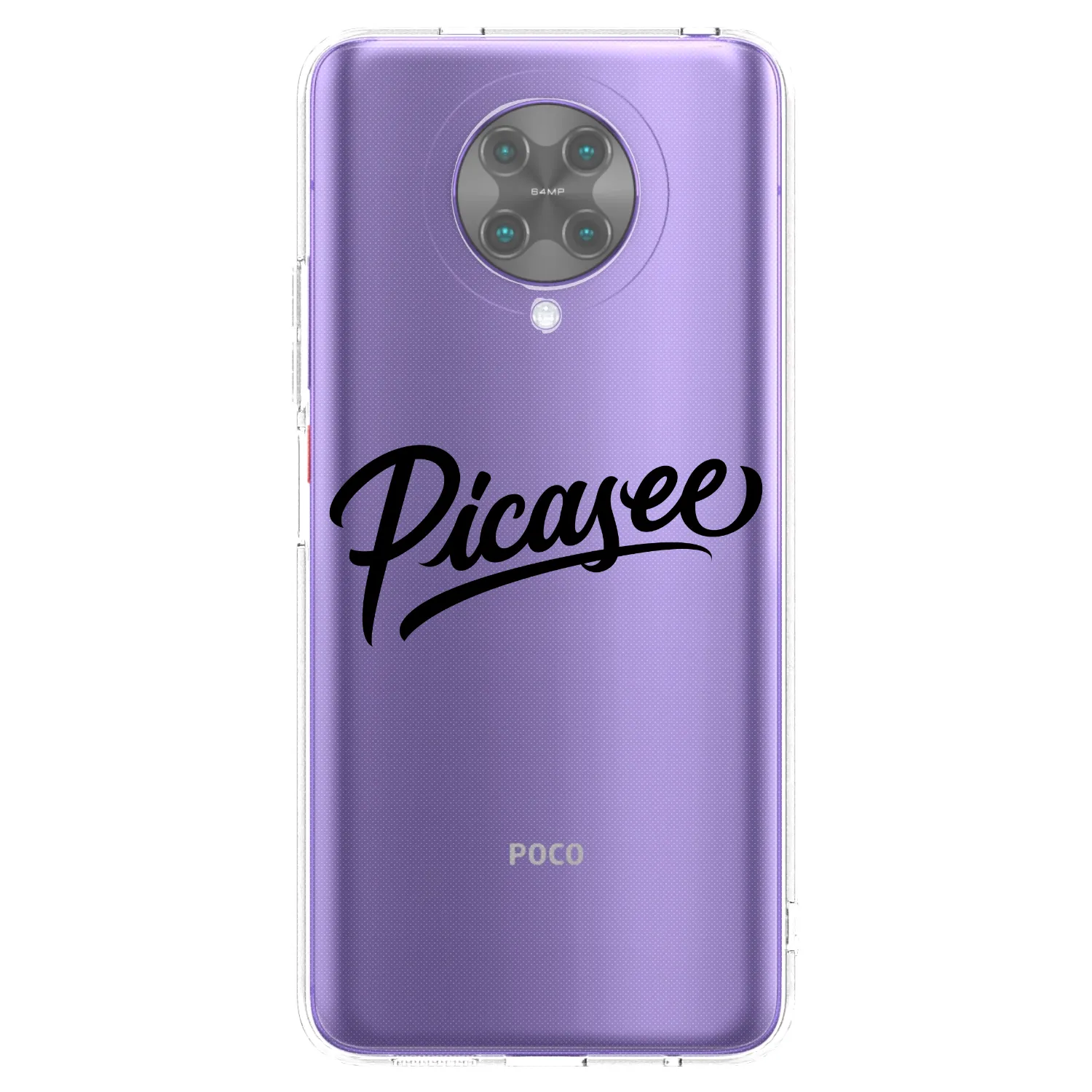 Silikónový prehľadný obal pre Xiaomi Poco F2 Pro - Picasee - old logo - black