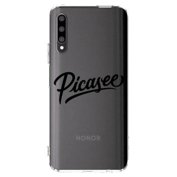 Picasee silikónový prehľadný obal pre Honor 9X Pro - Picasee - old logo - black