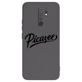 Picasee silikónový čierny obal pre Xiaomi Redmi 9 - Picasee - old logo - black