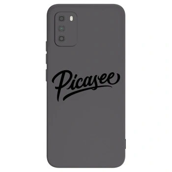 Picasee silikónový čierny obal pre Xiaomi Poco M3 - Picasee - old logo - black