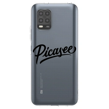 Picasee silikónový prehľadný obal pre Xiaomi Mi 10 Lite - Picasee - old logo - black