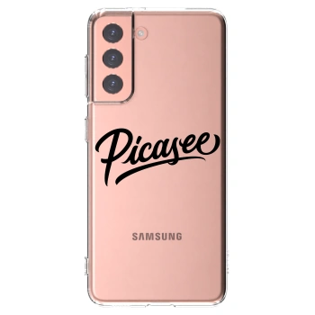 Picasee silikónový prehľadný obal pre Samsung Galaxy S21 5G G991B - Picasee - old logo - black