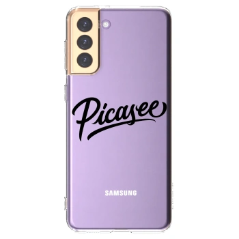 Picasee silikónový prehľadný obal pre Samsung Galaxy S21+ 5G G996F - Picasee - old logo - black