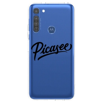 Obal pre Motorola Moto G8 - Picasee - old logo - black