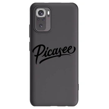 Picasee silikónový čierny obal pre Xiaomi Redmi Note 10 - Picasee - old logo - black