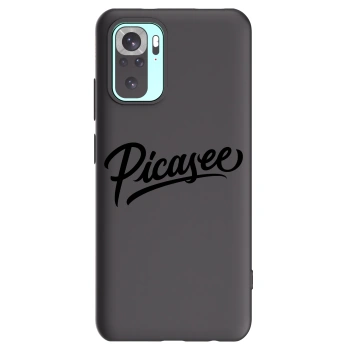 Picasee silikónový čierny obal pre Xiaomi Redmi Note 10 Pro - Picasee - old logo - black