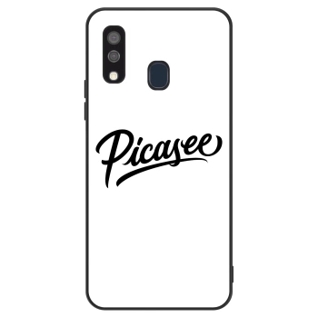Obal pre Samsung Galaxy A40 A405F - Picasee - old logo - black